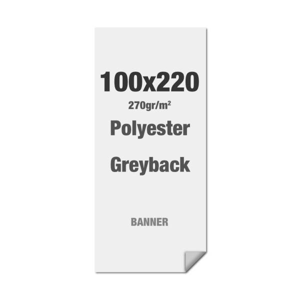 Polyester-Greyback 270 g/m2 100 x 220 cm PVC-Frei