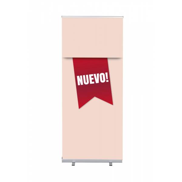 Roll-Banner Budget 85 Komplettset Neu Rot Spanisch