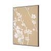 Spannstoff Wanddekoration SET A2 Japanische Kirschblüte Beige - 11